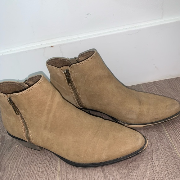 Tan Suede Chelsea Boots - Picture 3 of 3